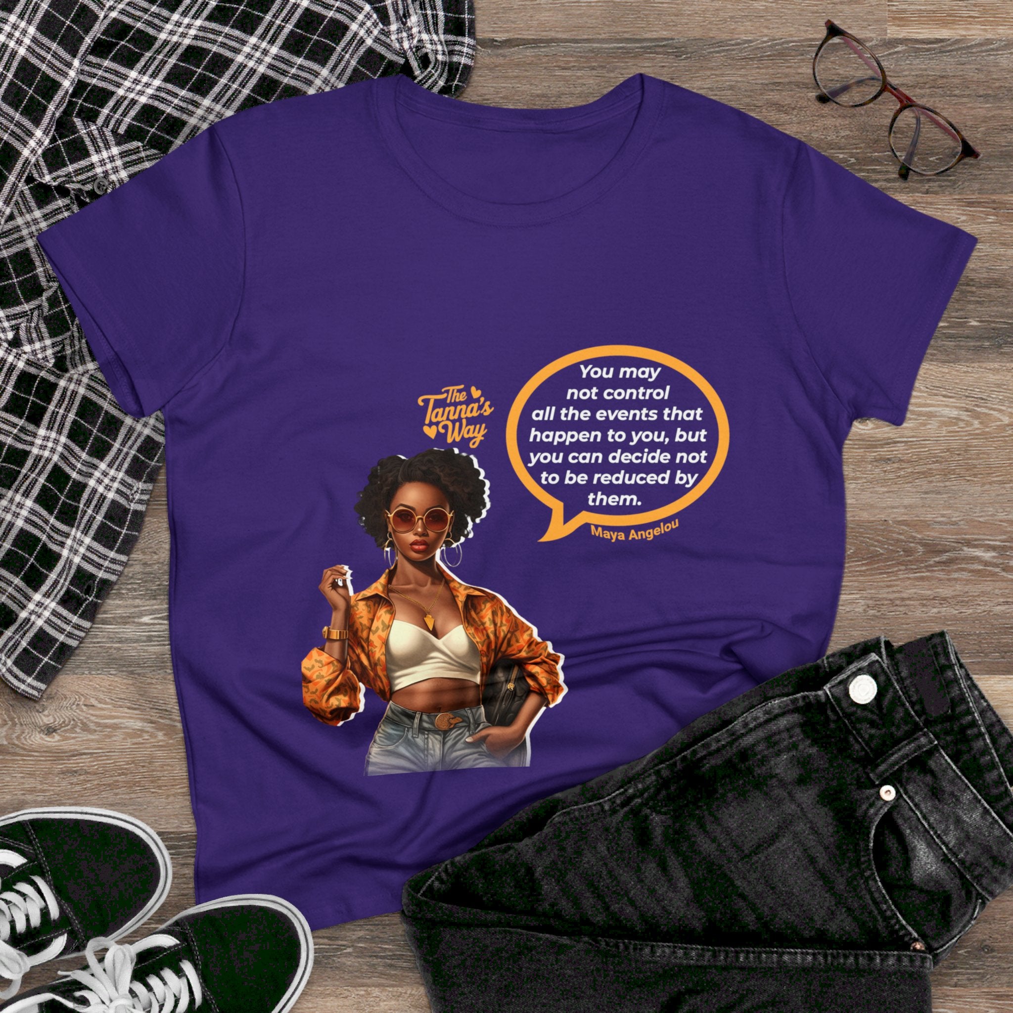 Maya Angelou | Women's Midweight Cotton Tee